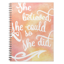 Acreditou que poderia assim que fez