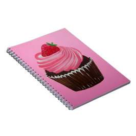 Caderno Espiral Açúcar da morango