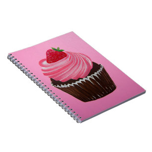 Caderno Espiral Açúcar da morango