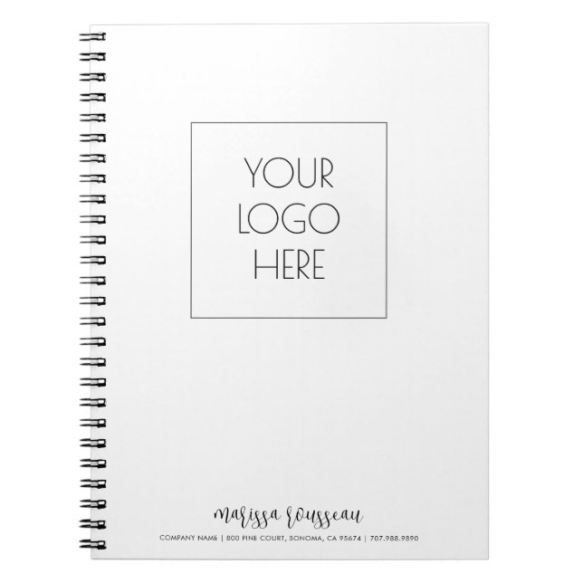 Caderno Espiral Add Your Logo Personalized  (Frente)