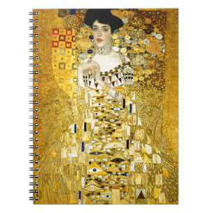 Caderno Espiral Adele Bloch-Bauer mim pela arte Nouveau de Gustavo