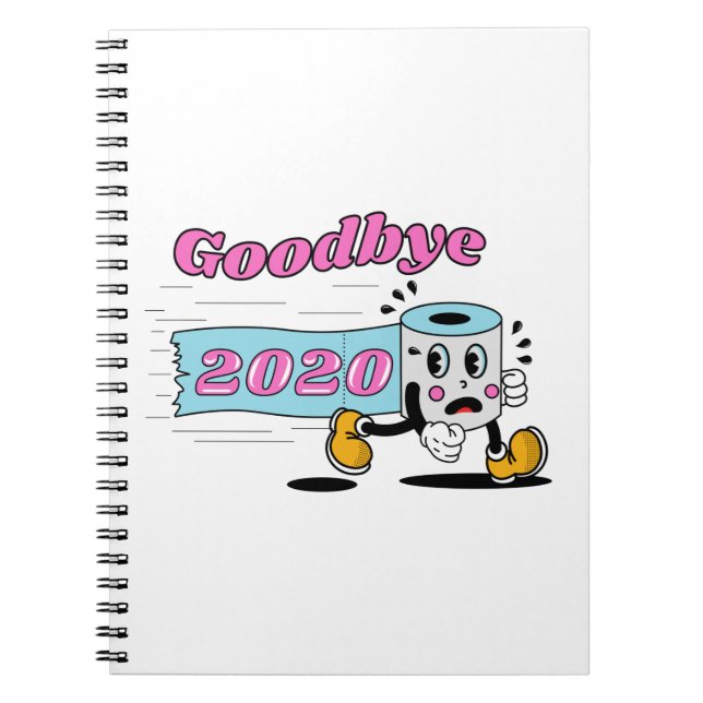 Caderno Espiral Adeus 2020 - Finalmente acabou (Frente)