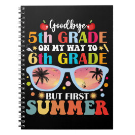 Caderno Espiral Adeus, 5, Grau Alô, 6, Grau, Mas Primeiro Verão