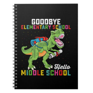 Caderno Espiral Adeus Ensino Fundamental Olá T Rex do Ensino Médio