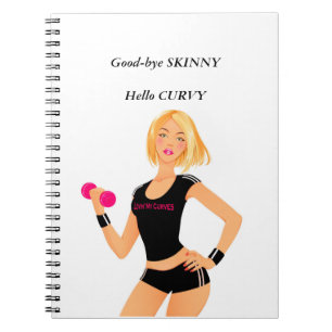 Caderno Espiral Adeus MAGRO, olá! CURVY