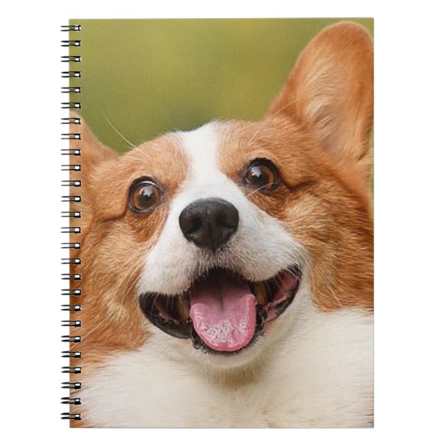 Caderno Espiral Adicionar Foto de Cão Personalizada Personalizada (Frente)