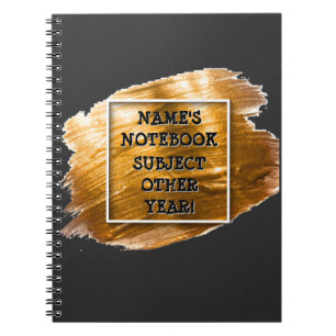 Caderno Espiral Adicionar Nome Editar Objeto de Texto 20xx Traço D