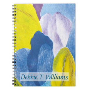 Caderno Espiral Adicionar Seu Nome False Indigo III