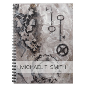 Caderno Espiral Adicionar Seu Nome  justaposição II