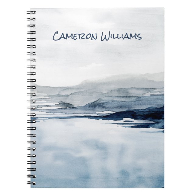 Caderno Espiral Adicione seu nome | Horizonte II Fapado (Frente)