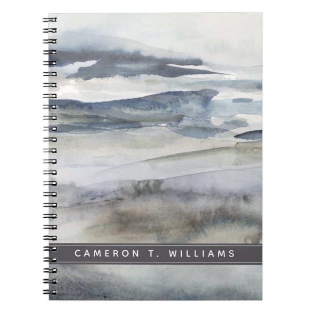 Caderno Espiral Adicione seu nome | Pulverização do Sal Neutro (Frente)