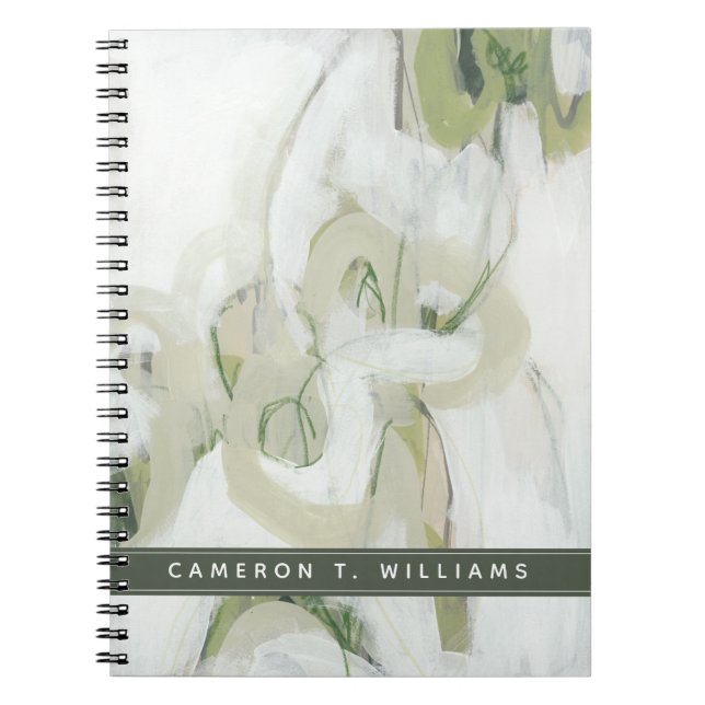 Caderno Espiral Adicione seu nome | Verge (Frente)