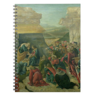 Caderno Espiral Adoração dos Magi, c.1480 (tempera no painel) (