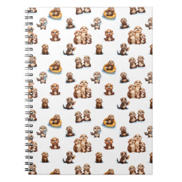Caderno Espiral Adoráveis Otters!