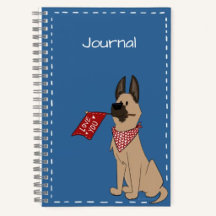 Caderno Espiral Adorável Cachorro Texto Personaliz