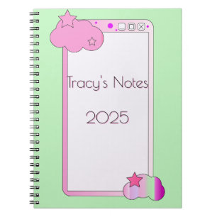 Caderno Espiral Adorável Celular Escola ou Trabalho