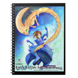 Caderno Espiral Adorável demônio: Crônicas de leitura demônica - n