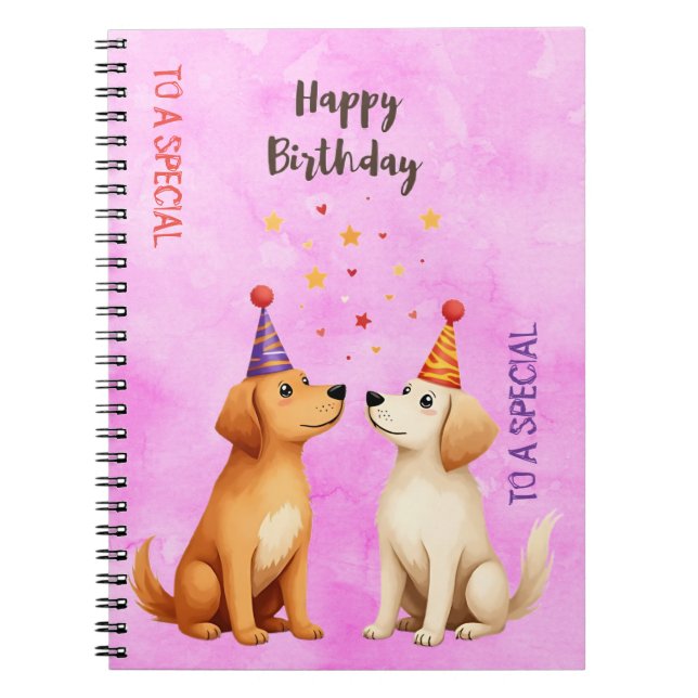 Caderno Espiral Adorável e divertido (Frente)