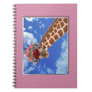 Caderno Espiral Adorável "Missy Giraffe"