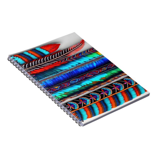 Caderno Espiral Adornamentos Coloridos (Lado Direito)