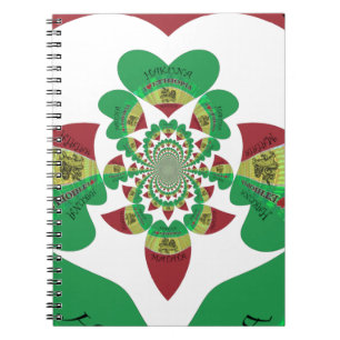 Caderno Espiral Adoro Etiópia Caleidoscópio - Arte Massagista