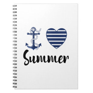 Caderno Espiral Adoro Verão