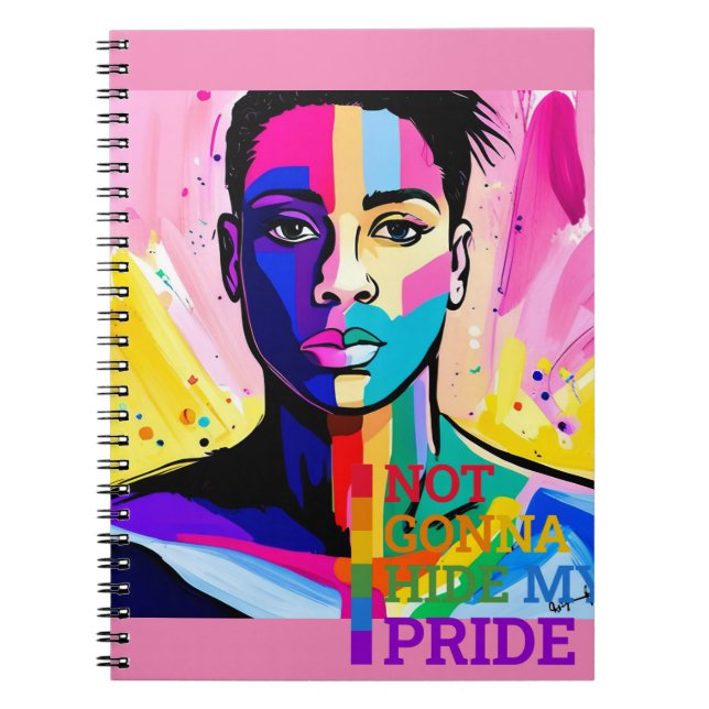 Caderno Espiral Adotando Meu Notebook Authenticity Spiral Photo (Frente)