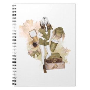 Caderno Espiral Adventure Viagem Girl