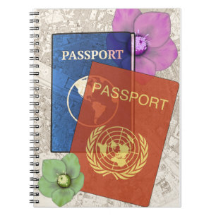Caderno Espiral Adventure Viagem Passport