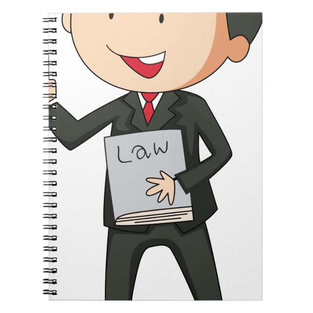 Caderno Espiral Advogado (Frente)