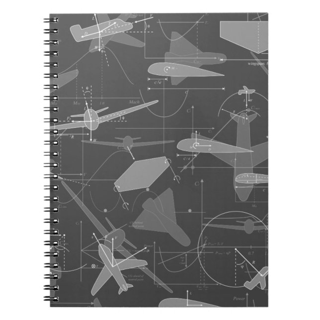 Caderno Espiral Aerodinâmica (Frente)