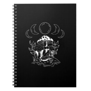 Caderno Espiral Aesthetic Goblincore e Cottagecore Miniatura de Co