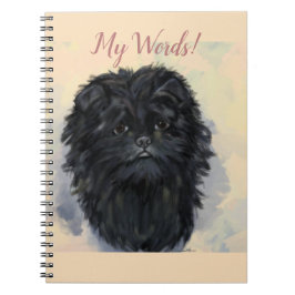 Caderno Espiral Affenpinscher