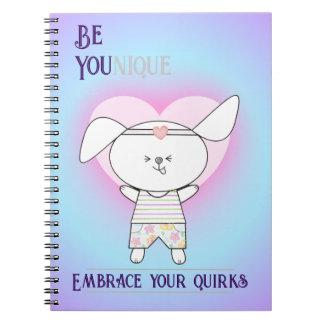 Caderno Espiral Afirmação Diária do Cão Whimsical