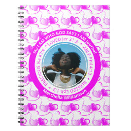 Caderno Espiral Afirmação Positiva Sou Diário Cristão