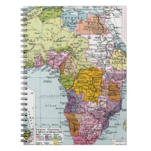CADERNO ESPIRAL ÁFRICA DIVIDIDA, 1914