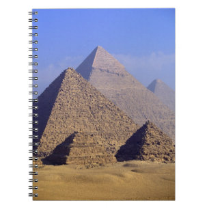 Caderno Espiral África, Egito, Cairo, Giza. Pirâmides de Excelente