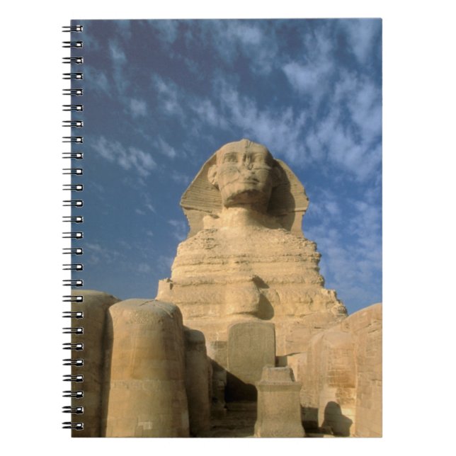 Caderno Espiral África, Egito, Cairo, Giza Plateau. Esfinge (Frente)
