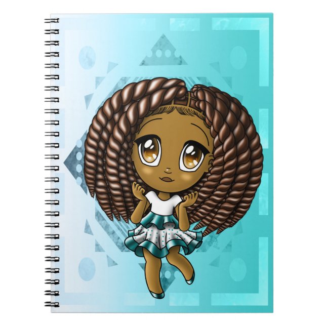 Caderno Espiral African American Girl (Frente)