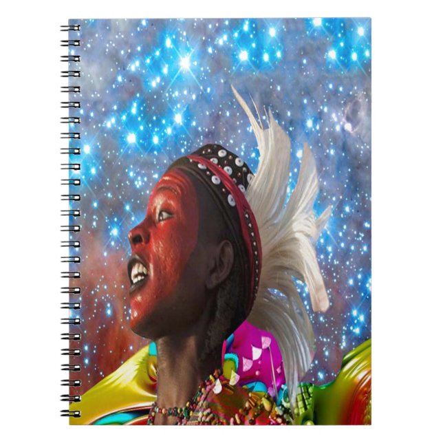 Caderno Espiral Afro-estrela Dreamer (Frente)