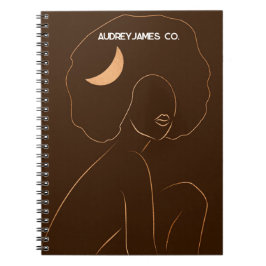 Caderno Espiral Afro Moon Girl