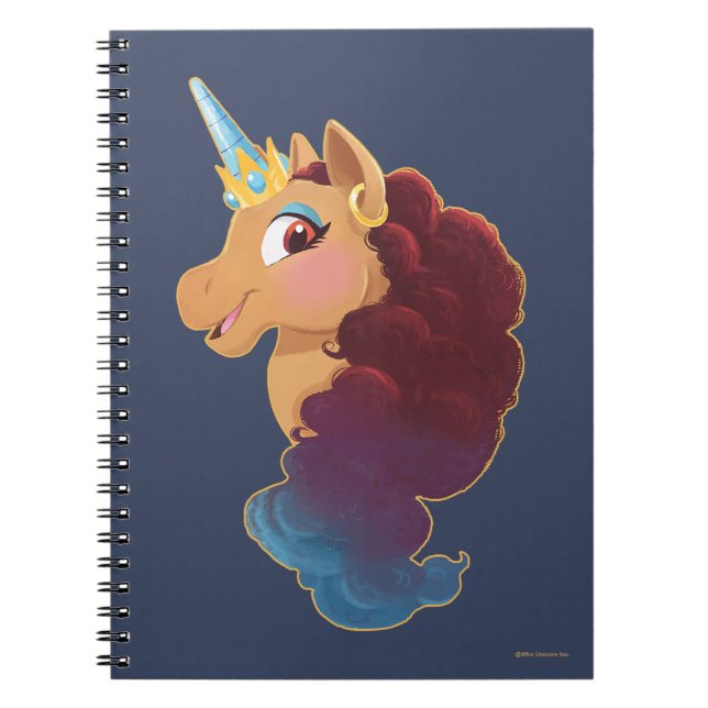 Caderno Espiral Afro Unicorn | Divine o Unicórnio (Frente)