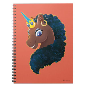 Caderno Espiral Afro Unicorn   Magia