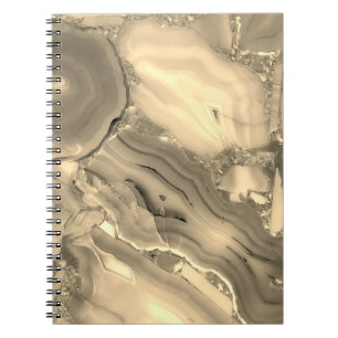 Caderno Espiral Ágata Marrom