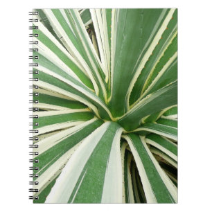 Caderno Espiral Agave Plant Green e White Strike