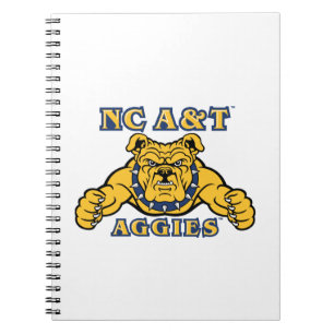 Caderno Espiral Agências A&T NC Aggie Bulldog