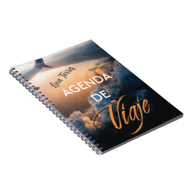 Caderno Espiral Agenda De Viaje (Lado Direito)
