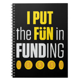 Caderno Espiral Agente de Empréstimo Hipotecário Eu Coloquei o Fun