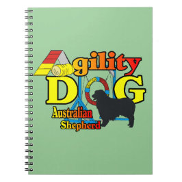 Caderno Espiral Agilidade de Pastor Australiana