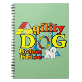 Caderno Espiral Agilidade do Bichon Frise
